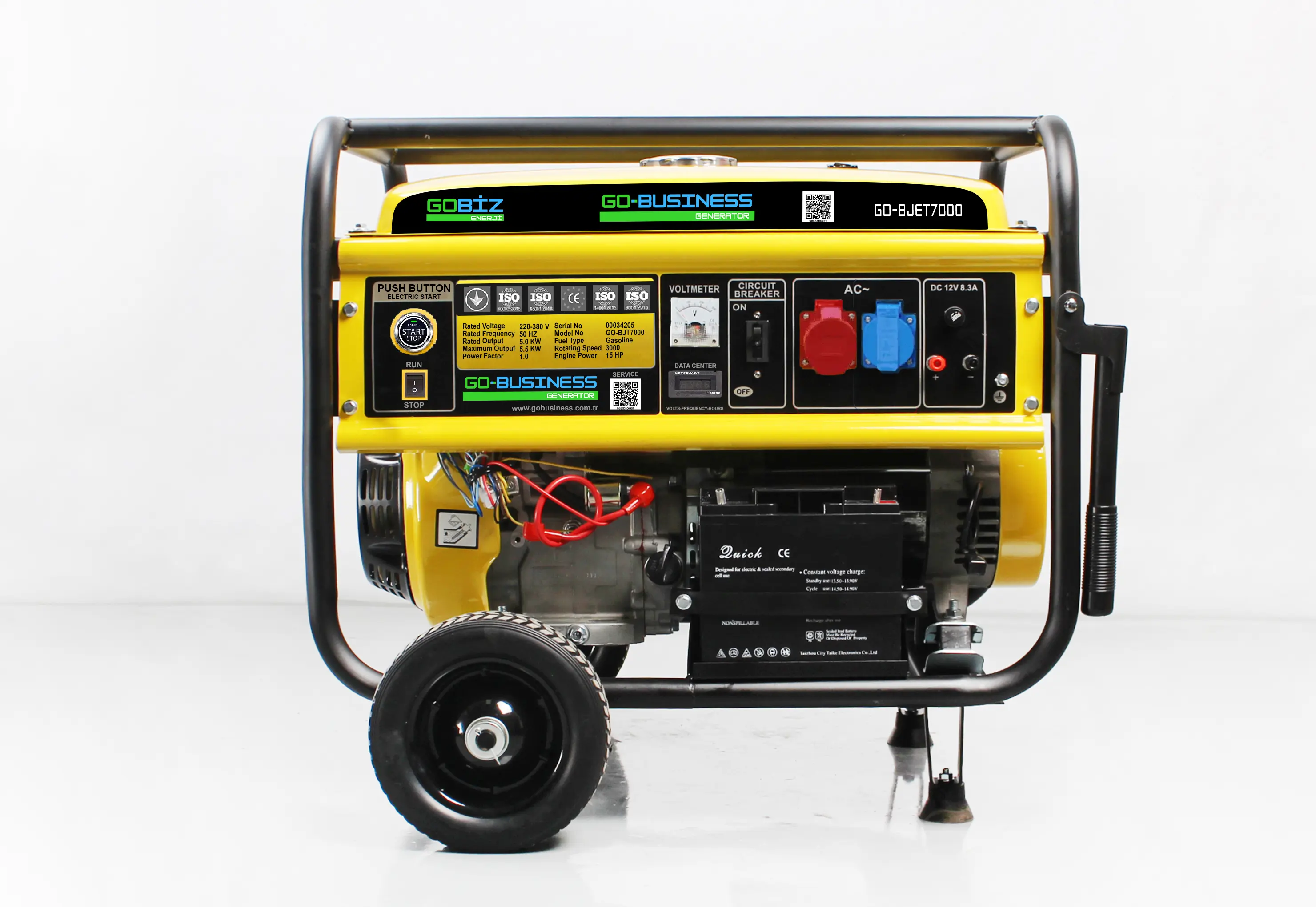 GO-BJET7000 Gasoline Three Phase Generator